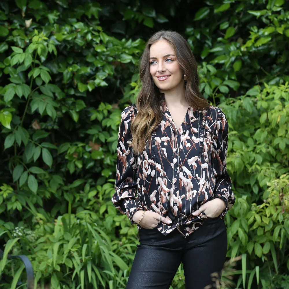 BRINA BLOUSE (BLACK)