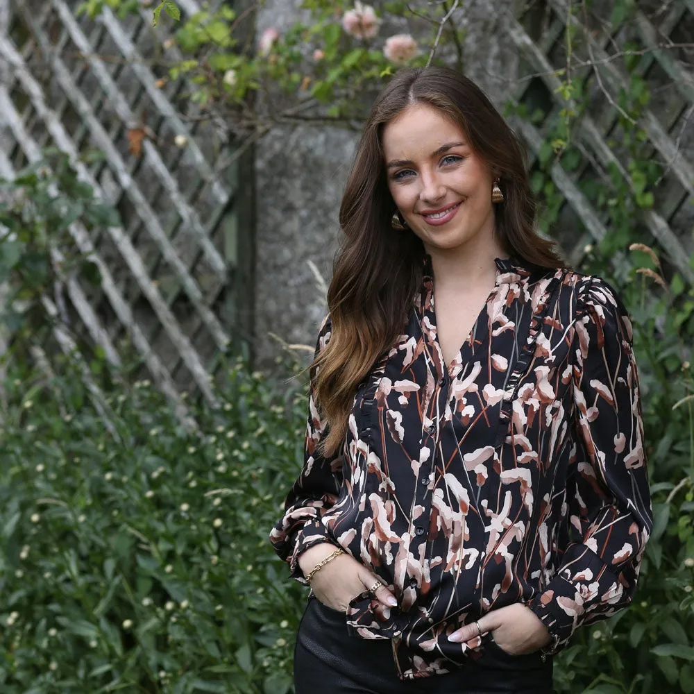 BRINA BLOUSE (BLACK)