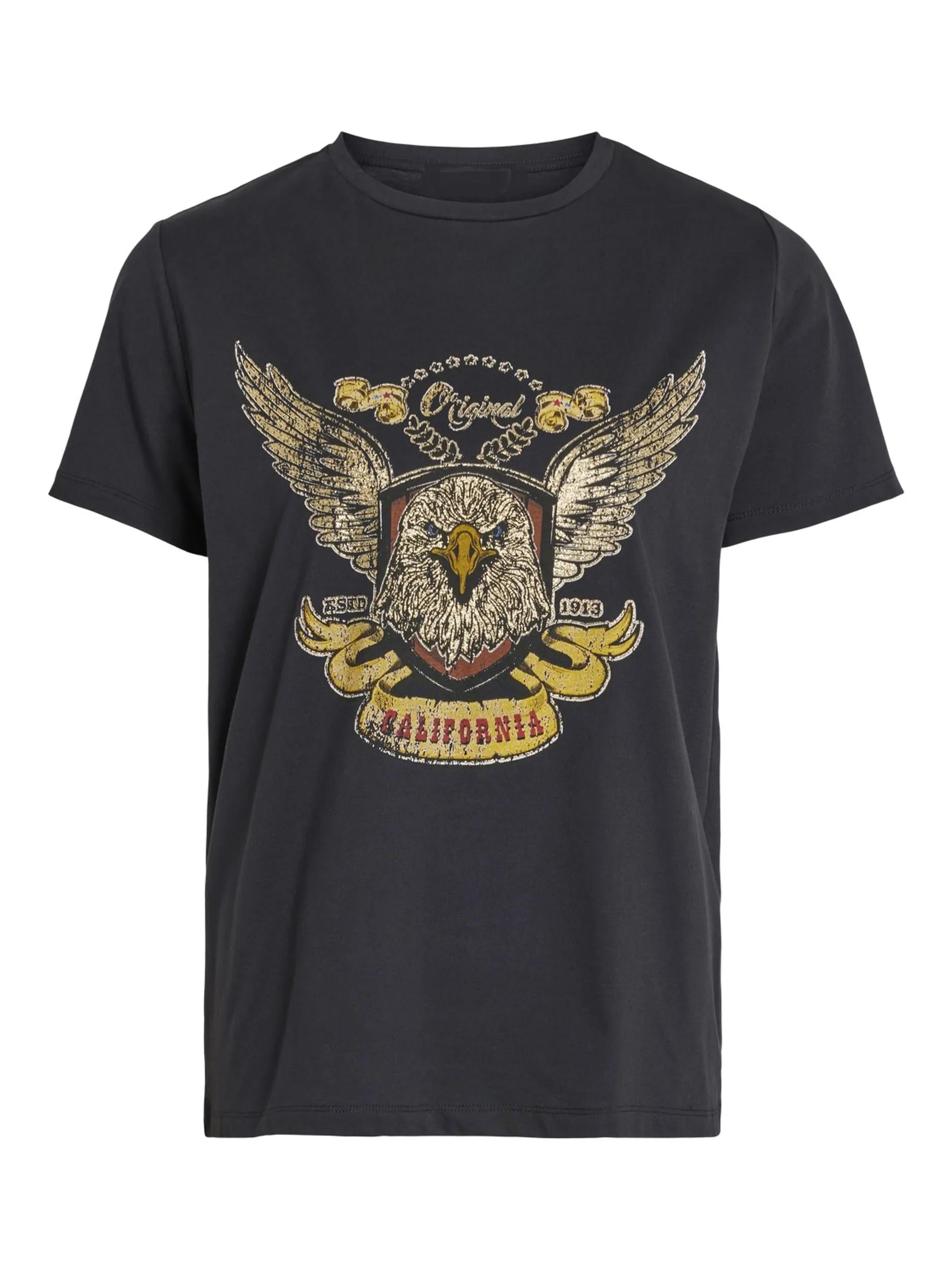 CALIFORNIA T-SHIRT (BLACK/GOLD)