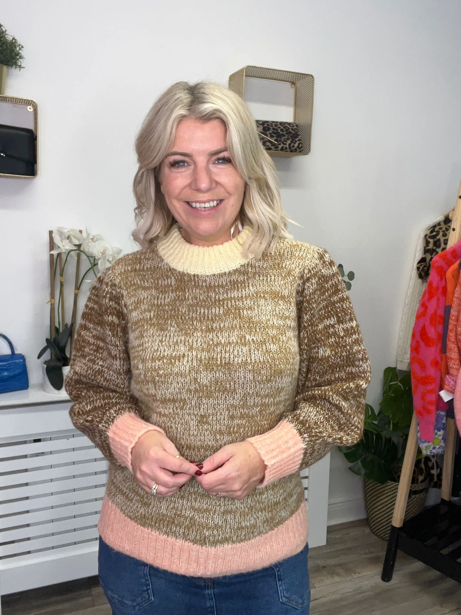 Felisia High Neck Jumper (Dijon)
