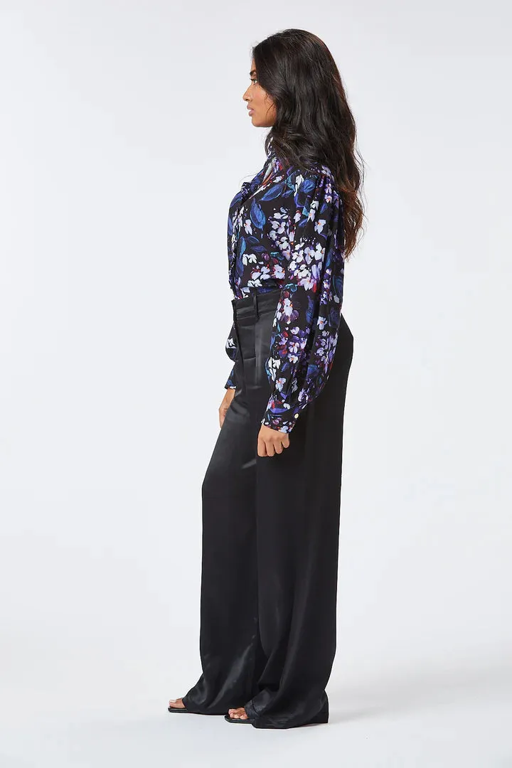 GUETTY FLORAL SHIRT (PURPLE)