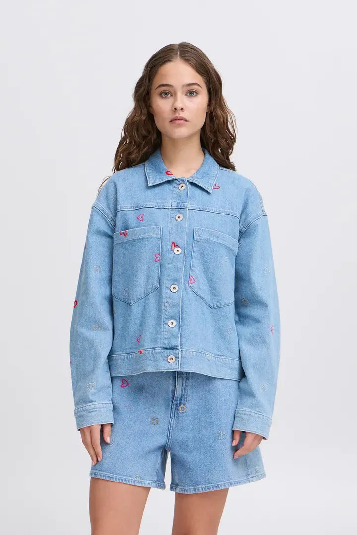 Joules Denim Jacket (Light Blue Washed)