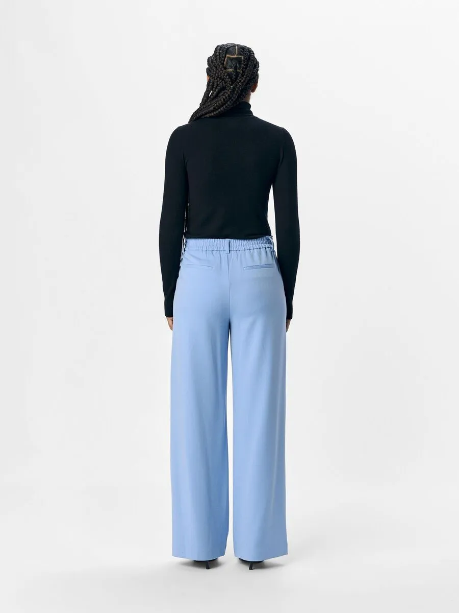 Lissey Wide Leg Pants (Cornflower Blue)