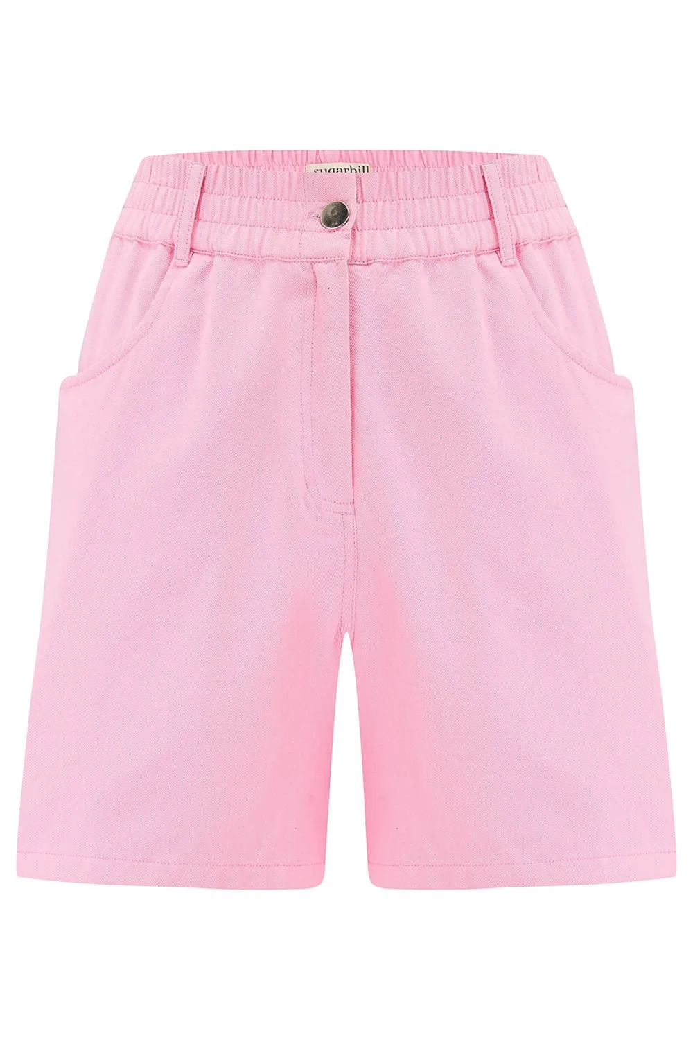 Lorrie Shorts (Pink/Smiley Flower Pocket)