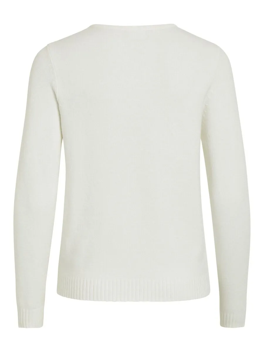 MIELA V-NECK JUMPER (WHITE)