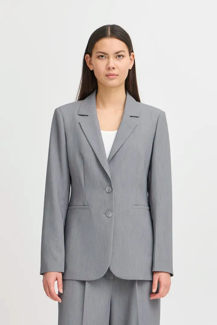 Sarla Blazer (Grey Melange)